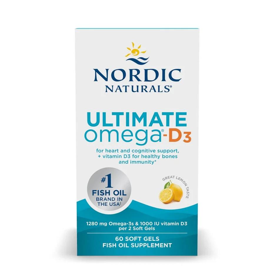 Nordic Naturals Ultimate Omega 3 Fish Oil with Vitamin D3